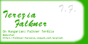 terezia falkner business card